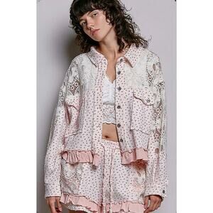 POL Pink Floral Jacket